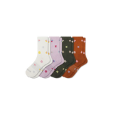 Women’s Garden Party Half Calf Sock 4-Pack