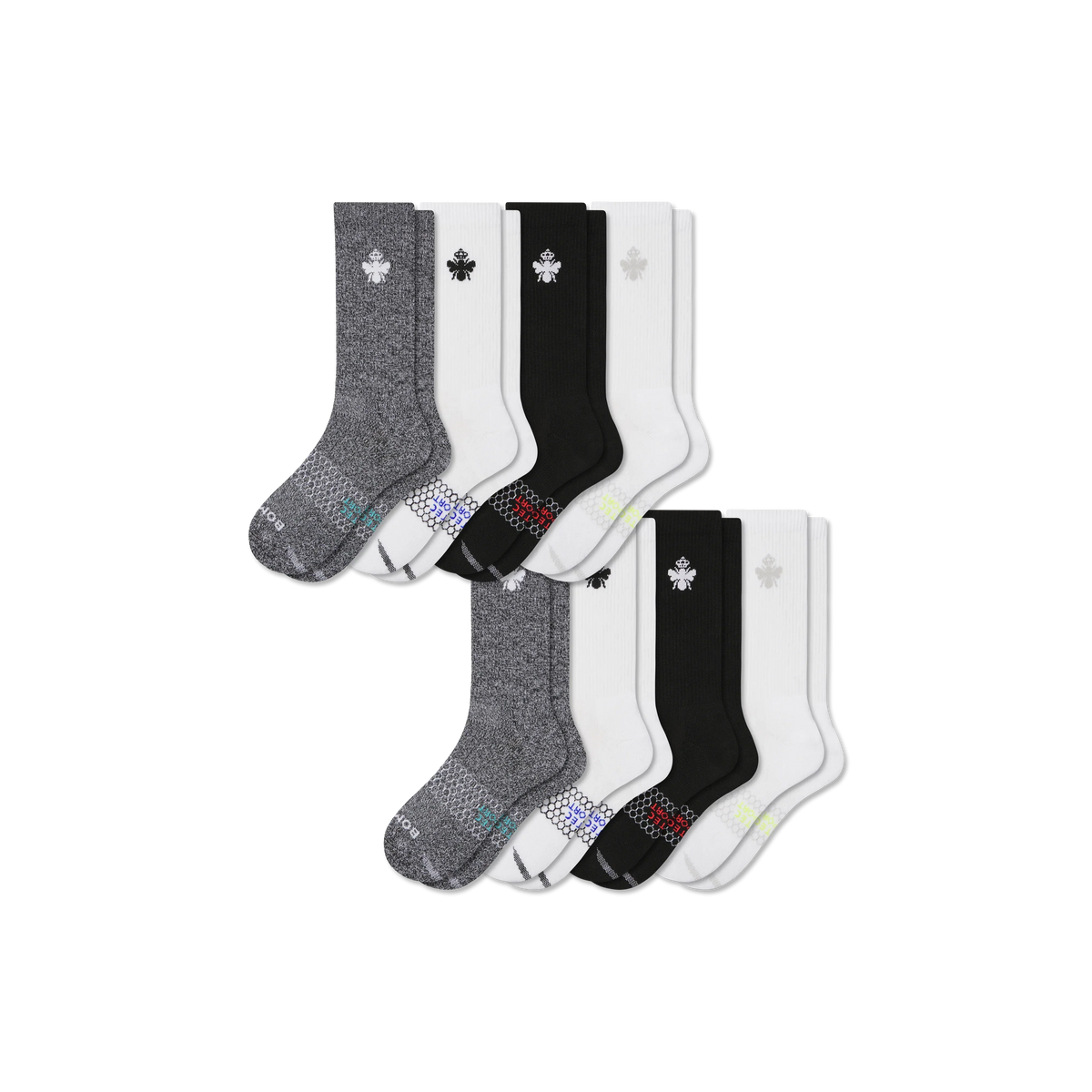 Men's All Sport Calf Sock 8-Pack