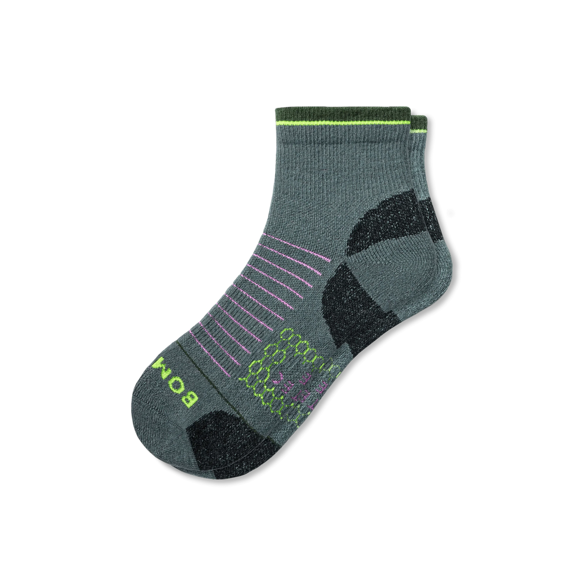 Women's Merino Wool Blend Hiking Quarter Socks