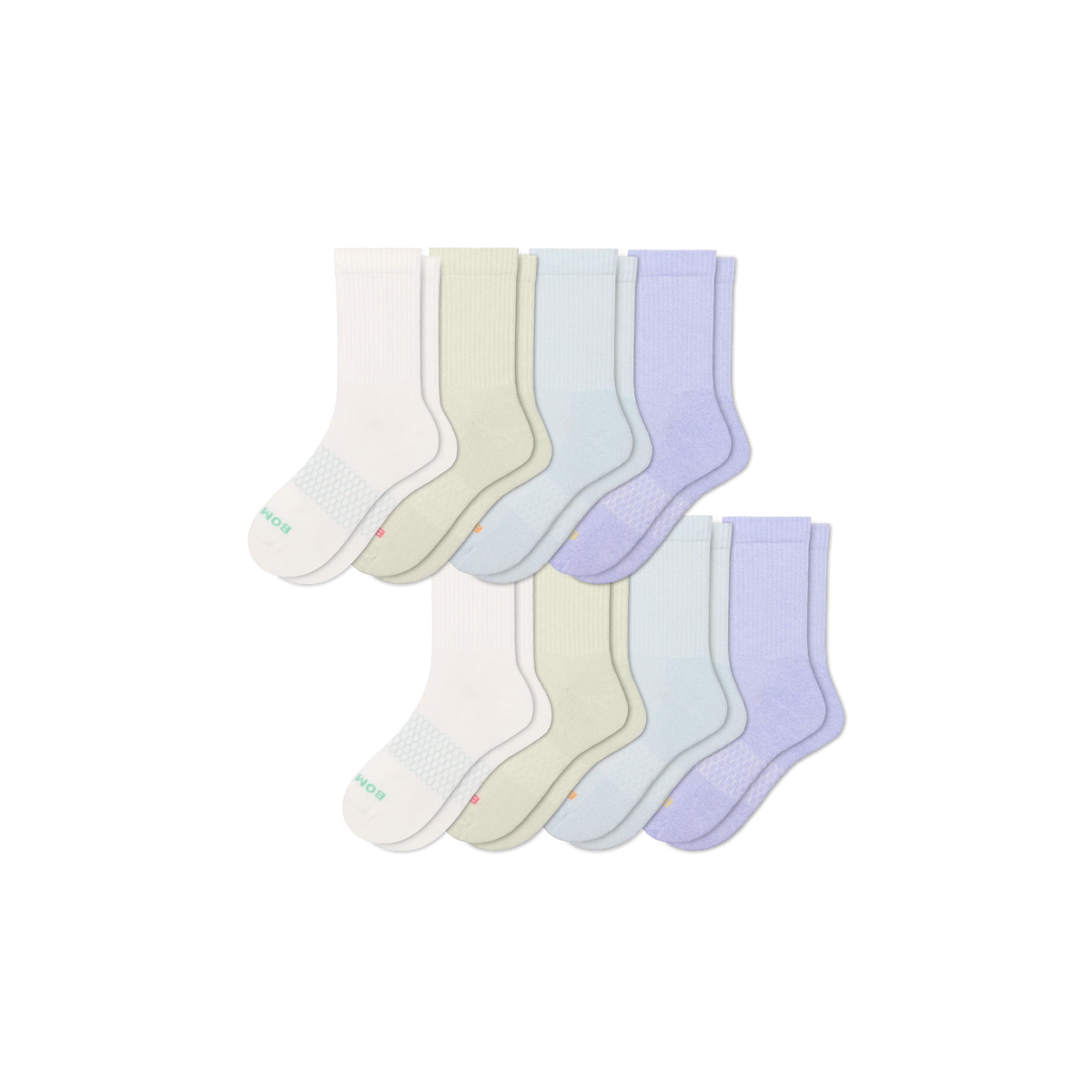 Women's Marl Half Calf Sock 8-Pack