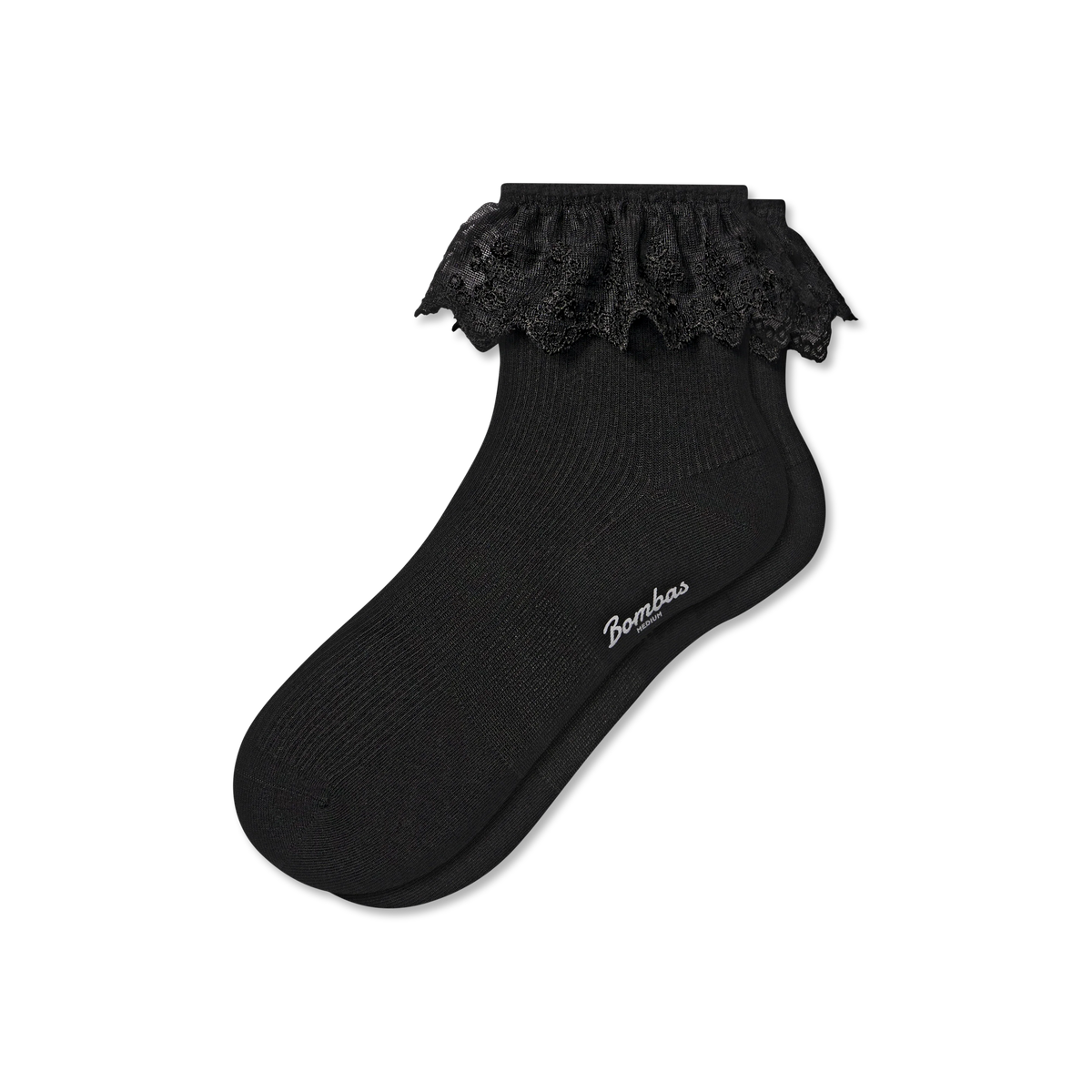 Women's Ruffle Lace Quarter Socks