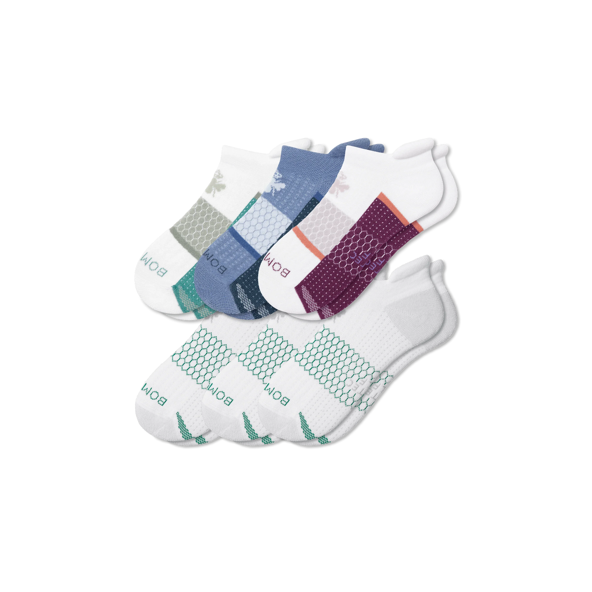 Women's Golf Ankle Sock 6-Pack
