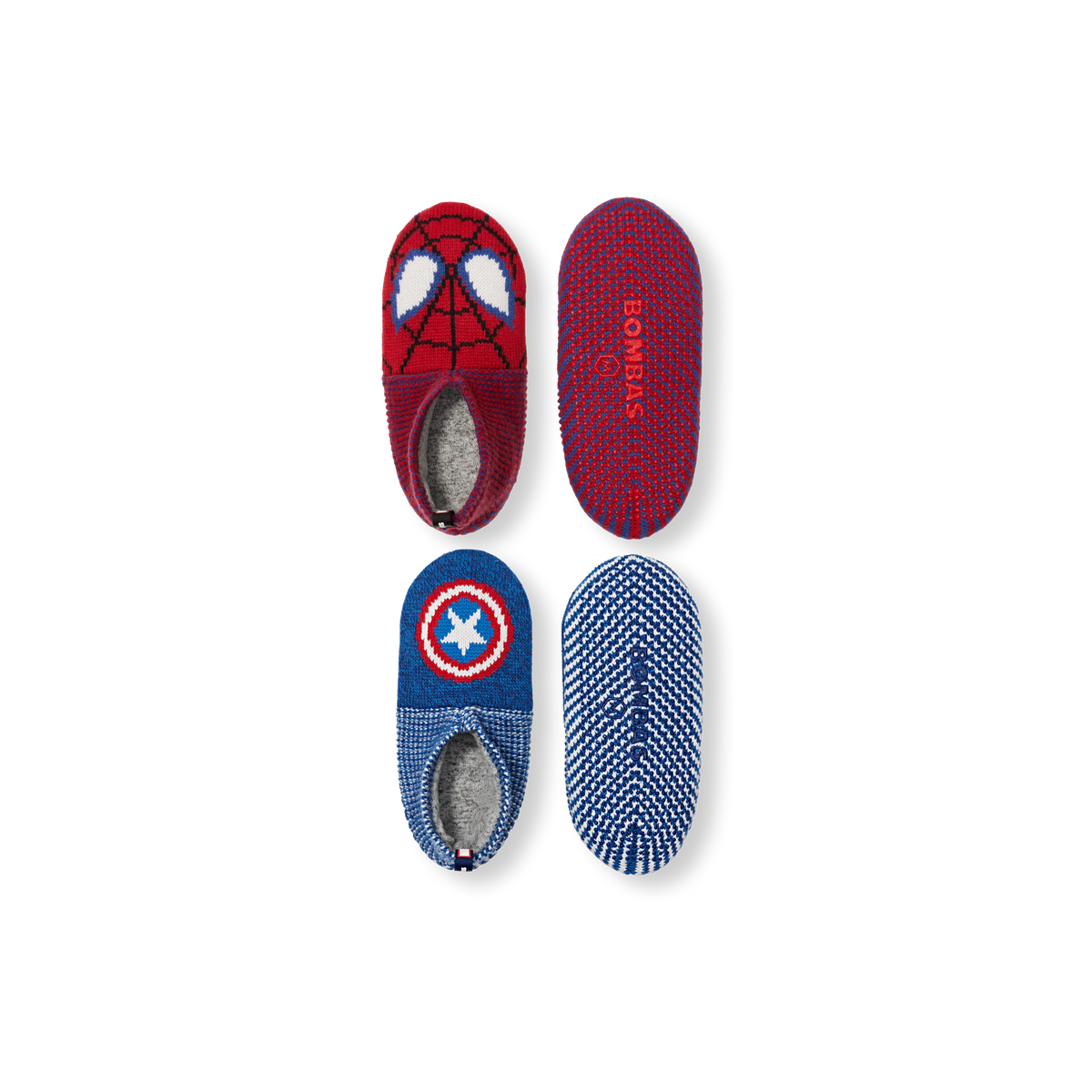 Marvel | Bombas Gripper Slipper 2-Pack