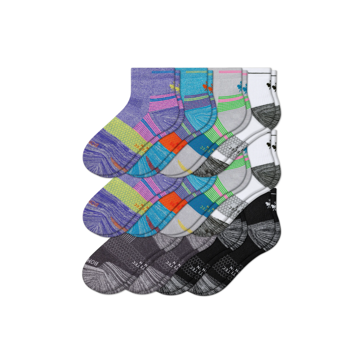 Women's Run Quarter Sock 12-Pack